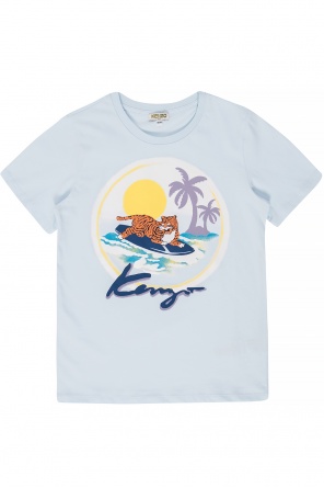 T-shirt with a print, zdjęcie 1 T-shirt with a print od Kenzo Kids